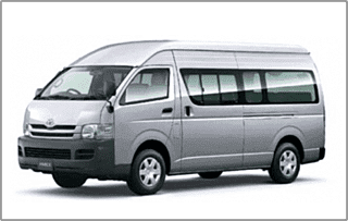 【BUS1】ハイエースコミューター(14人乗り)